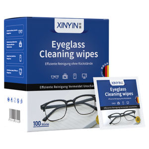 German Standard Glasses Cleaning Wipes for Winter Anti-Fog Special Glass Cleaning Cloth Disposable Wiping Paper Do Not Hurt the Lens