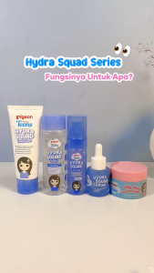(ISI 7) HYDRA SQUAD SERIES COMPLETE SET | Skincare Remaja | Ekstra Melembapkan | Hyaluronic Acid & Ceramide