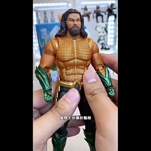 FONDJOY DC Justice League Superman Black Aquaman Mera Batman Authentic 1/9 Scale Articulated Action Figure