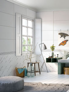 Nordic Style Self Adhesive 3D Wall Stickers Bedroom Warm Background Soft Foam Wallpaper Decorative Stickers Home Decor