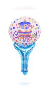 Cartoon Hammer Balloon 50cm Aluminum Film Balloon Baby Happy Birthday Party Toy Gift Gifts Mainan Budak Belon