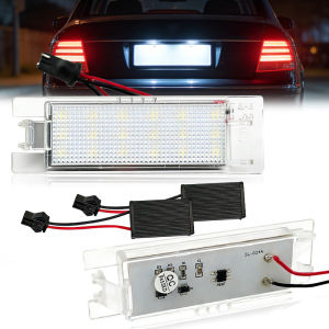 2x LED CANBUS License Number Plate Light For Vauxhall Opel Astra H J Corsa C D Insignia Meriva