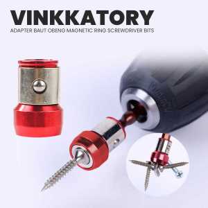 Adapter Baut Obeng Magnetic Ring Screwdriver Bits Mata Bor Obeng Cincin Magnetik Ring / 1pcs Adapter Bor Obeng Magnet Ring Screwdriver Bits Material Alloy