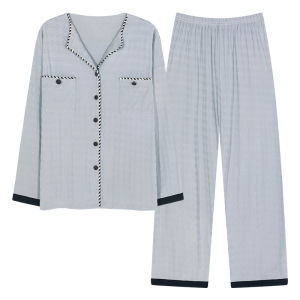 Bộ đồ ngủ MiiOW cho nữ vải cotton 100% dễ thương bộ dài tay