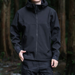 CHAFEI | Mens Waterproof Windproof Softshell Jacket with Fleece Lining