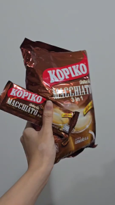 โกปิโก้ คอฟฟี มัคคิฮาโต 24 ก. x 20 kopiko macchiato 24g 20 pieces 3in1 coffee