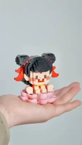 Ne Zha Ao Bing Movie CLC Building Blocks Set Gift Decoration Bricks Toy Cute Cartoon Figure 哪吒电影积木系列