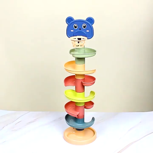 Buenas 7 Layers Cute Spin Shot Baby Guidance Toy 7 Layers with Ball Tower for Toddlers Ball Drop and Roll Tower Educational Development Toys for 2 3 4 Years Old Boys Girls Toddler Activities
