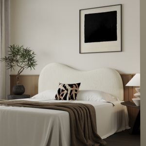 Simple Modern Teddy Velvet Bedside Pillow Removable Cover Soft Padded No Bedhead Cushion Bedroom Home Decor Customizable