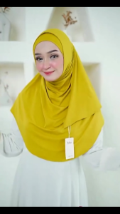 Hijab Instan Malaya Terbaru Free Inner – Jilbab Jersey Tanpa Jarum Adem Lentur Kerudung Bergo Syria