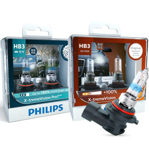 Philips | Philips X-treme Vision Pro150 9005 HB3 9006 HB4 12V+150% Bright Car Halogen Head Light HL Beam ECE Genuine Original Auto Lamps