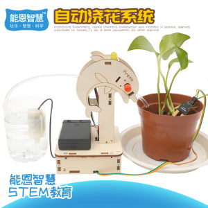 Automatic Moisture Sensing Plant Watering System Model Handmade Science Project for Elementary School Students Water Saving