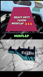 Heavy Duty Thick Mudflap for Yamaha Fazzio Black Cyan Road Splash Protection iwas dumi iwas putik