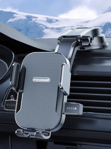 SEAMETAL Gravity Car Phone Holder Air Vent Upgrade Hook Clip Not Shake Adjustable 360 Rotation Vent Clip Car Phone Holder Mount