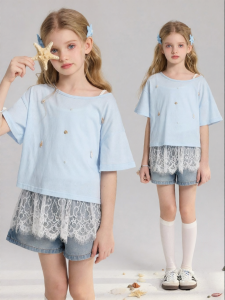 iplant | Seashell Ornament Drop Shoulder T-Shirt Short