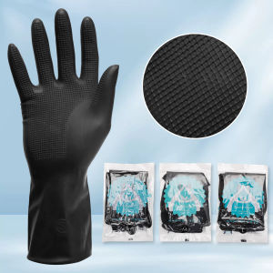 Heat Resistant Hair Dye GlovesProfessional Hair Coloring Accessories for Hair Salon Hair Dyeing2pcs（1 left+1 right）black