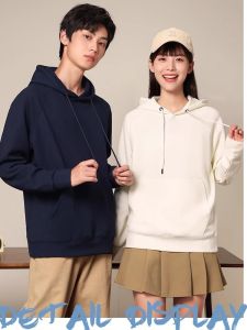 Áo nỉ in logo có thể tùy chỉnh có cổ đứng cho cửa hàng cà phê và trà Đồng phục có khóa kéo DIY cho siêu thị và nhà hàng