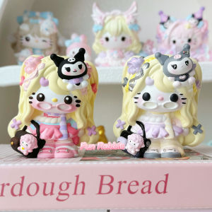 Đồ Chơi Gốm Bột DopaamineKT DIY Nhỏ Màu Trắng 3D Kitty Trang Trí Không Thể Lặp Lại Dùng Chung Cho Mọi Giới Tính