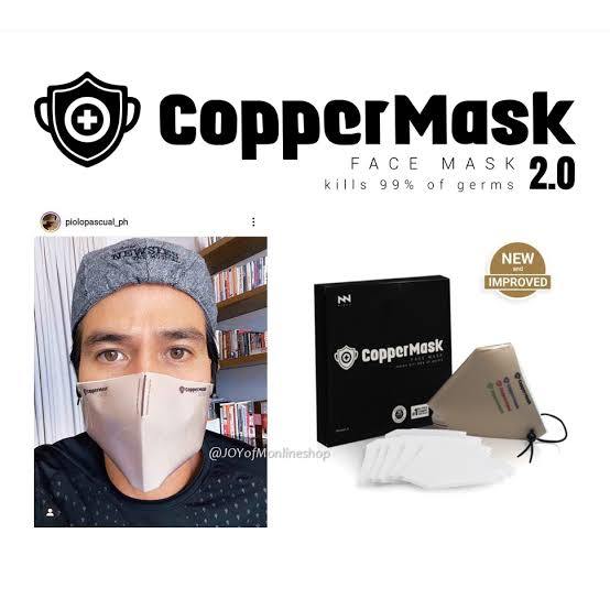 Authentic Coppermask packed for 30 days use Lazada PH