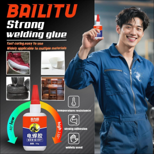 Metal Welding Glue 50g Waterproof Super Glue All Purpose Multifunctional Glue Rubber Tire Repair Shoe Glu Metal Welding Repair Lem Las Listrik Transparan  Agen Las Berminyak Kuat DIY Universal untuk Sepatu Perbaikan Ban Karet Logam Kayu