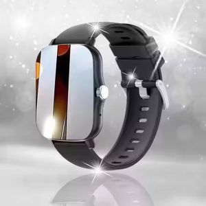 Smart watch with full touch screen call message reminder music control and other functions compatible with iPhone/android mo
