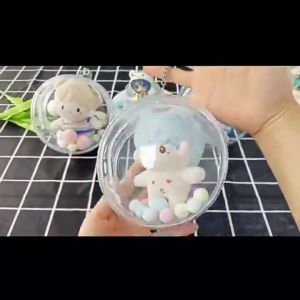 พร้อมส่ง กระเป๋าตุ๊กตา กระเป๋าใสเบบี้ทรี v3/v1 กระเป๋าใส่ลาบูบู้ V1/V2 ซองใส baby three v3 กันฝุ่น กันเลอะ ขอบซิลอย่าง