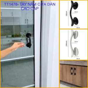 Tay nắm cửa kính cửa sổ siêu dính tiện lợi  phụ kiến thay thế sửa chữa khi cửa hỏng