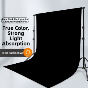 YANZHAI | Non-Reflective Professional Black Background Cloth