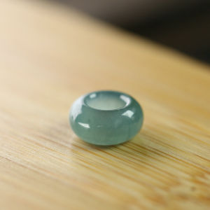 ธรรมชาติบริสุทธิ์เกรดลูกคิดหยกหยกลูกปัดน้ำสีฟ้า 75 มม3 มมสีแดงทองทอมืออุปกรณ์เสริม A14A15 แฟชั่นเครื่องประดับ