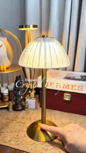 LED Desk Lamp christmas lights USB Rechargeable Desk Light Touch Control Sensor Wireless Night Lamp Three Light-Color Adjust Brightness Bar Light for Bedroom Bar Cafe Hotel Study