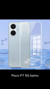Case Poco F7 5G Softcase CLEAR HD CAMERA PROTECTION Casing Case Hp Poco F7 5G