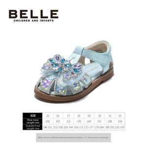 Belle | Summer New Baby Princess Crystal Sandals Soft Bottom