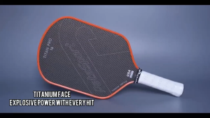 PatsSport Titan Pro 16 Titanium Pickleball Paddle 16mm Thermoformed Unibody Carbon Fiber