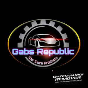 Gabs watermarks remover 1 gallon acid watermarks remover rain remover glass cleaner for car body paint for glass car