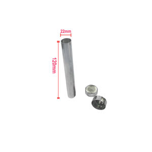 100 CÁI Hộp Nhôm Dùng Trong Nha Khoa Có Nắp Đậy 22mmx120mm Dùng Cho Công Việc Phun Acrylic Dẻo Chế Tạo Răng Giả Tháo Lắp