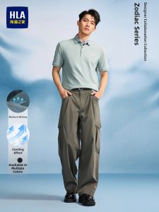 HLA | Cool Moisture Wicking Breathable Stretchable Polo Shirt