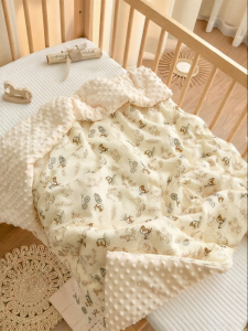 ANYOUBI | Soothing Bean Design Thickened Cotton Quilt