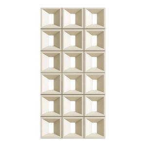 BEIQIVI | Hollow Brick Lattice Double-Sided Lightweight PU Cement Panel