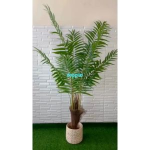 Pohon Plastik Tanaman Artificial Palem Hawai T180 Latex Cover Pot Eceng Gondok Dekorasi Ruang Tamu Pajangan Aesthetic
