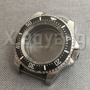 43mm SEA Big Watch Case Sapphire Glass Polished Center Bracelet Fit NH34 NH35 Miyota9015 ETA2804 PT5000 DG3804 Movement