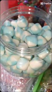 200 Pieces Crispy Mallows in Owl Jar / Paninda MR HE