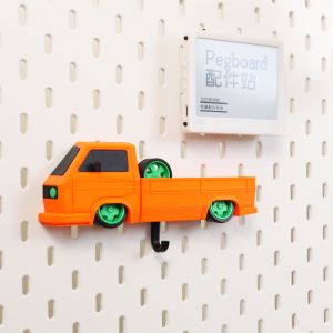 Creative Truck Expanding Key Hook for IKEA SKADIS Hole Board Accessories Plastic Storage Organizer Family Use in China