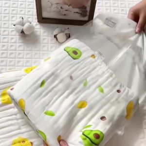 Khăn Tắm Sơ Sinh Chất Liệu Cotton Vải Xô Nhăn 70x90cm Cho Bé Khăn Xô Quấn Bé 4 Lớp Mềm Mại Thấm Hút Tốt Chống Kích Ứng