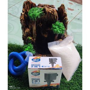 aquarium aquascape tebingan air terjun tinggi 30cm