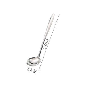 Large Thick Stainless Steel 304 Soup Spoon Rice Serving Spoons Porridge Spoon Kitchen Utensils for Home Cooking And Serving
