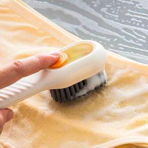 AmoKi Creative Multifunction Soft Shoe Brush Long Handle Brush Clothes Brush Shoe Clothing Board Brush Household Cleaning Tool