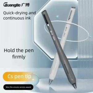 Bút Gel Công Thái Học 0.5mm Ngòi Đen CS Viết Nhanh Khô Viết Êm Dành Cho Học Sinh Thi Cử Văn Phòng Thiết Kế Hai Đầu Bi Thân Bút Nhựa.