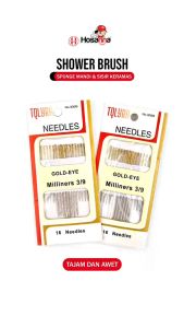 Jarum Jahit Tangan isi 16 Regal Gold Eye Milliners 3/9