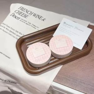 New Gege bear Double powder and Air cushion nudity 2in1 with mirror super my go