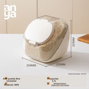 anya | Anti-Insect Moisture-Proof Food Storage Bin